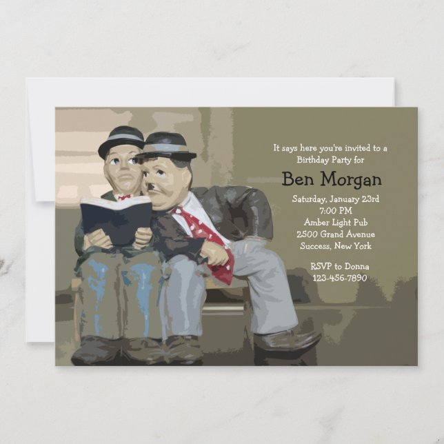 Favorite Comedians Invitation (Front)