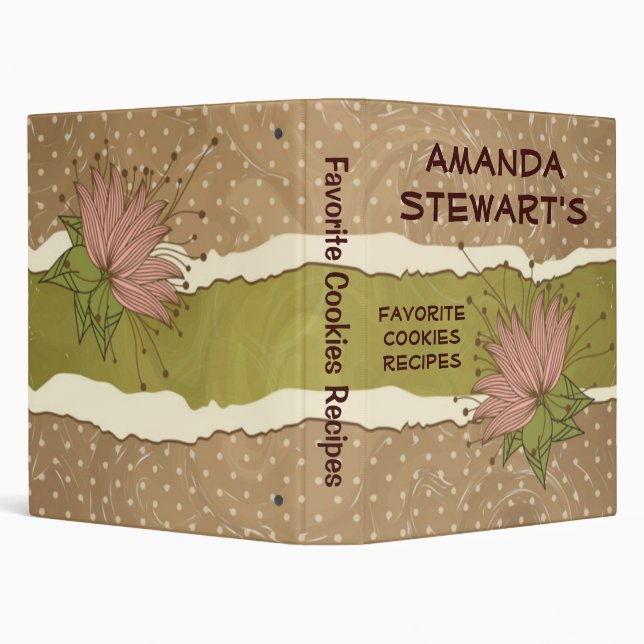 Favorite Cookies Recipes  Binder (Background)