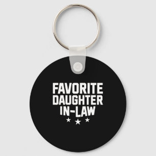 Favorite Daughter-in-law Funny Wife Mom Mother's D Keychain