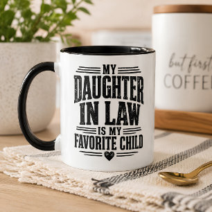 Favorite Daughter in Law Mug Gift for Mom