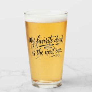 Favorite drink glass