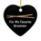 Favorite Drummer Drumsticks Customizable Ornament
