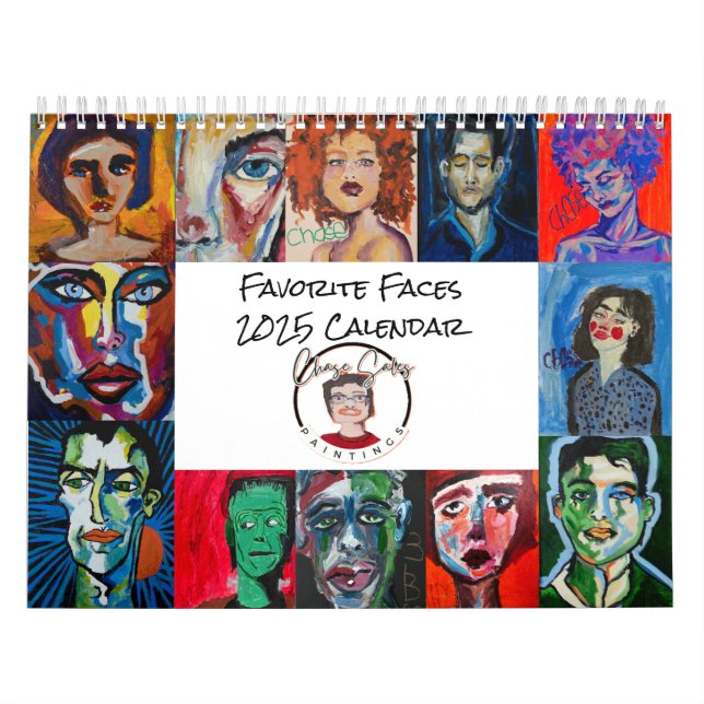 Favorite Faces 2025 Calendar (Cover)