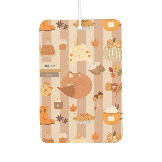   Favorite Fall Things Air Freshener (Front)
