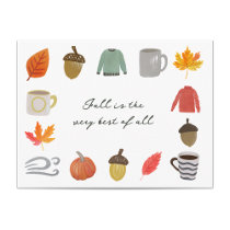 Favorite Fall Things Card