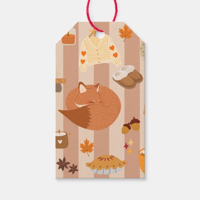   Favorite Fall Things Gift Tags (Front)