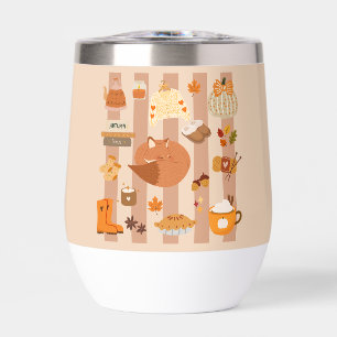 Favorite Fall Things Thermal Wine Tumbler