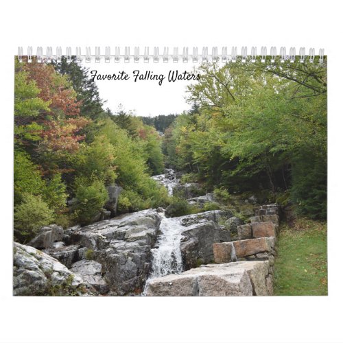 Favorite Falling Waters Wall Calendar