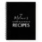 Favorite Family Book of Recipes | Modern Black 