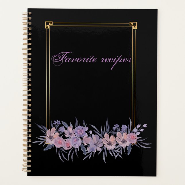 Favorite floral design  planner (Front)