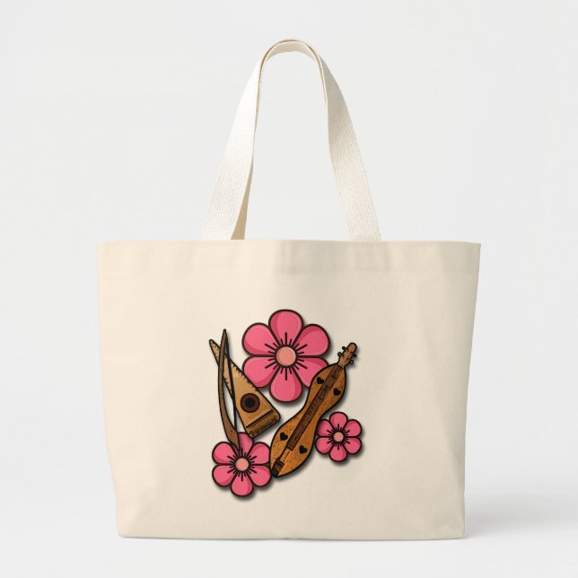 Favorite Flowers Jumbo Tote (Front)