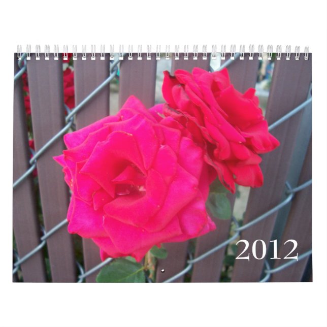 Favorite Flowers Photos Customizable Calendar (Cover)