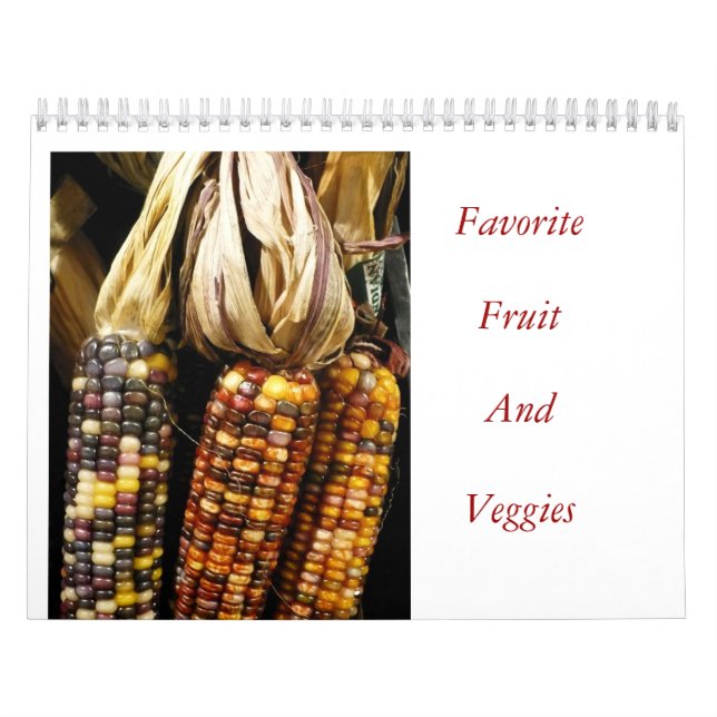 Favorite Fruit & Veggies Calendar (Cover)