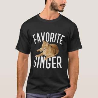 Favorite Ginger Tabby Cat Lover Graphic Gift T-Shirt