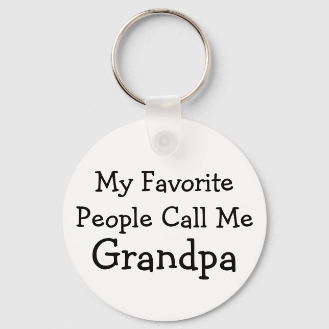 Favorite Grandpa Keychain (Front)