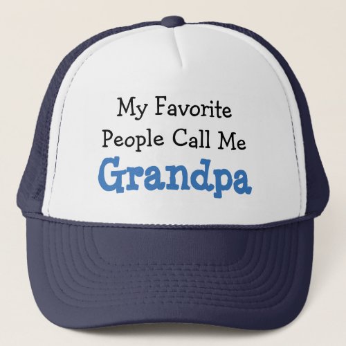 Favorite Grandpa Trucker Hat