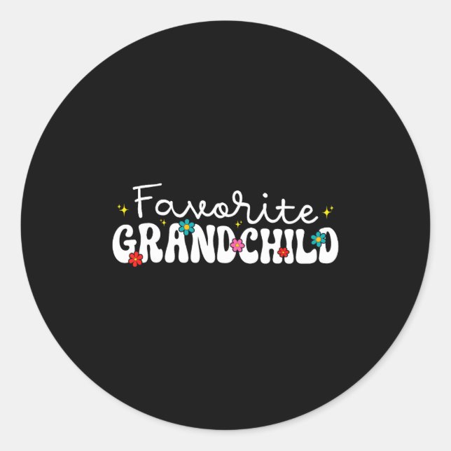 Favorite Granhild  Classic Round Sticker (Front)