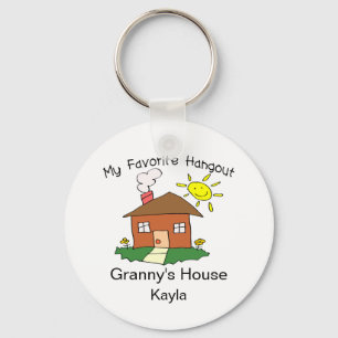 Favorite Hangout Granny's House Keychain