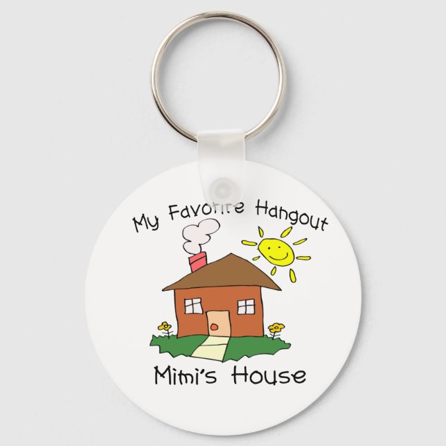 Favorite Hangout Mimi's House Keychain (Front)