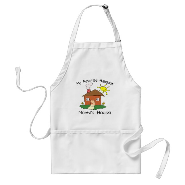 Favorite Hangout Nonni's House Adult Apron (Front)