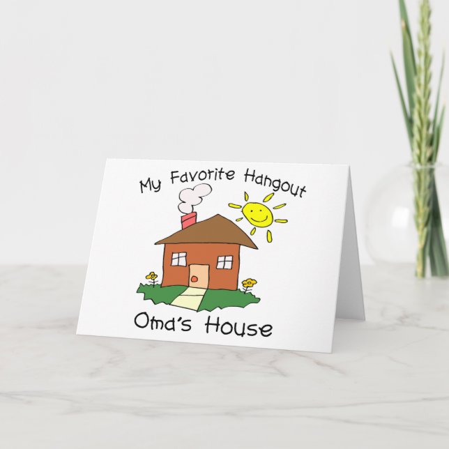 Favorite Hangout Oma's House Card (Front)