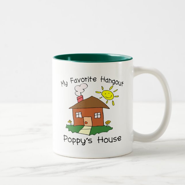 Favorite Hangout Poppy's House Two-Tone Coffee Mug (Right)