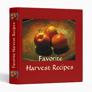 Favorite Harvest Recipes Binder