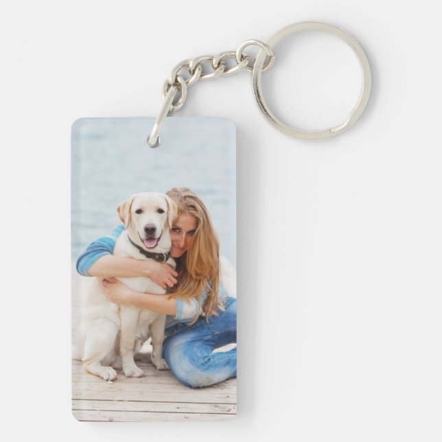 Favorite Hello Hardest Goodbye Pet Loss Memorial Keychain (Back)