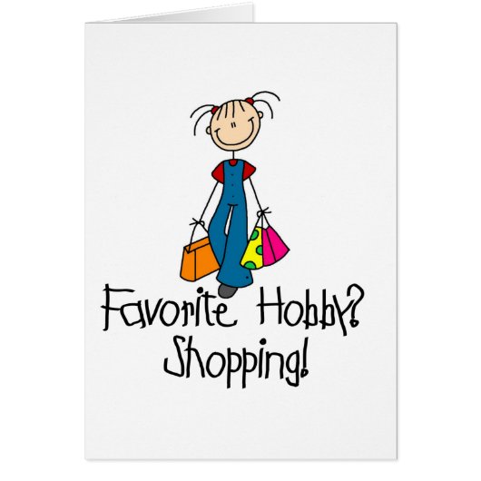 Favorite Hobby Shopping Card (Front)