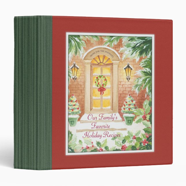 Favorite Holiday Recipes Binder (Front/Spine)