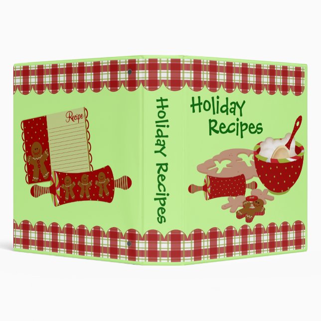 Favorite Holiday Recipes Binder (Background)