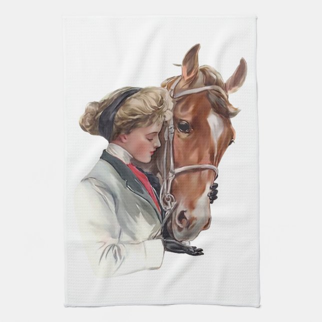 Favorite Horse Kitchen Towel (Vertical)