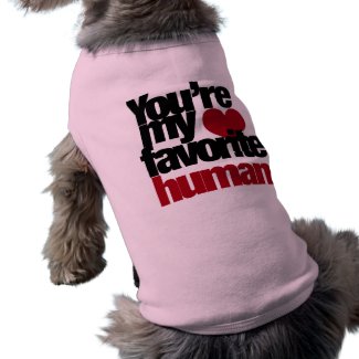 Favorite Human Love Dog Clothing