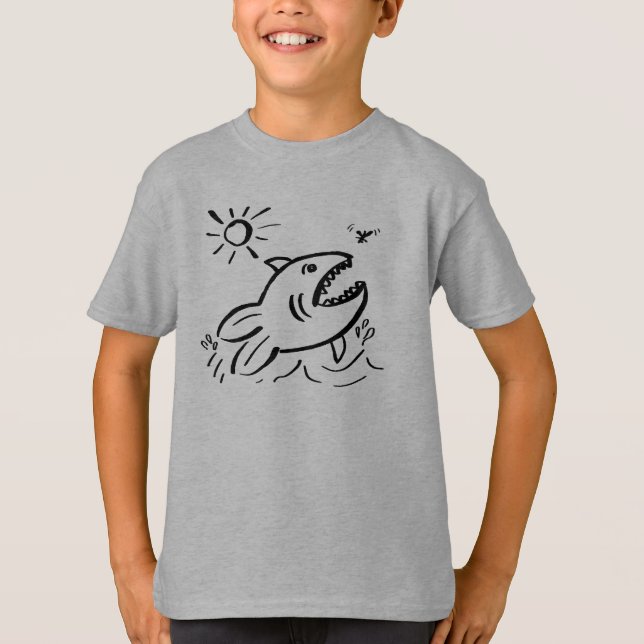 favorite Hungry Fish and Fly Sweatshirt T-Shirt (Front)