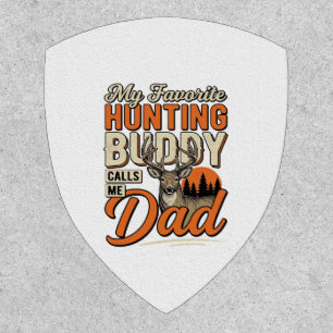 Favorite Hunting Buddy Calls Me Dad Vintage Deer S Patch