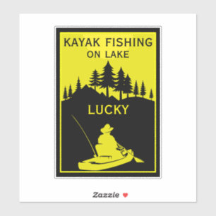Favorite Kayak Lake And River Fishing Sticker