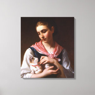 Favorite Kitten (Cute Kitty) Canvas Print