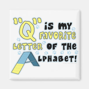 Favorite Letter Q Magnet