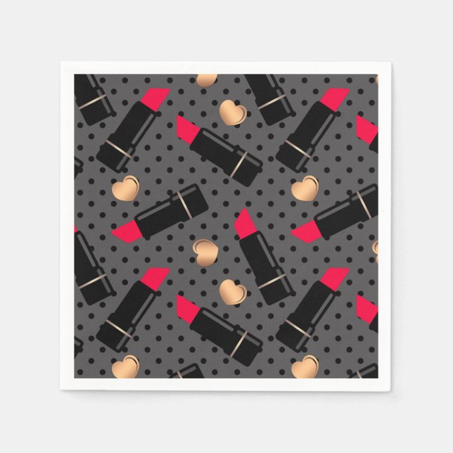 Favorite lipstick napkins (Front)