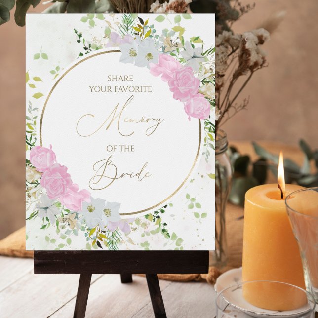 Favorite Memory Of The Bride Bridal Shower Sign (Creator Uploaded)