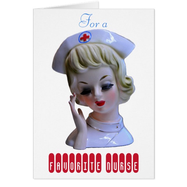 Favorite Nurse Care Giver Appreciation Card (Front)