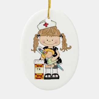 Favorite Nurse Ceramic Ornament