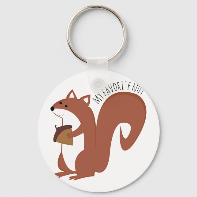 Favorite Nut Keychain (Front)