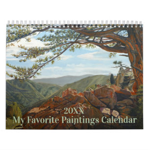 Favorite Oil Paintings Calendar for Any Year