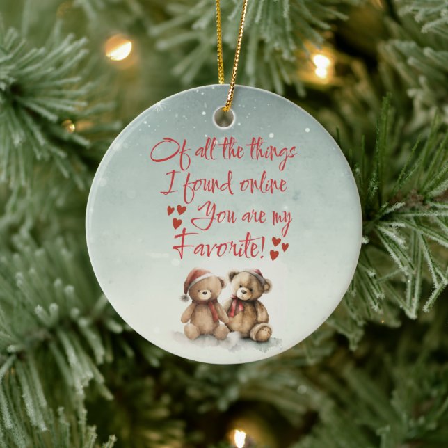 Favorite Online Find Bear Ornament Customized (Tree)