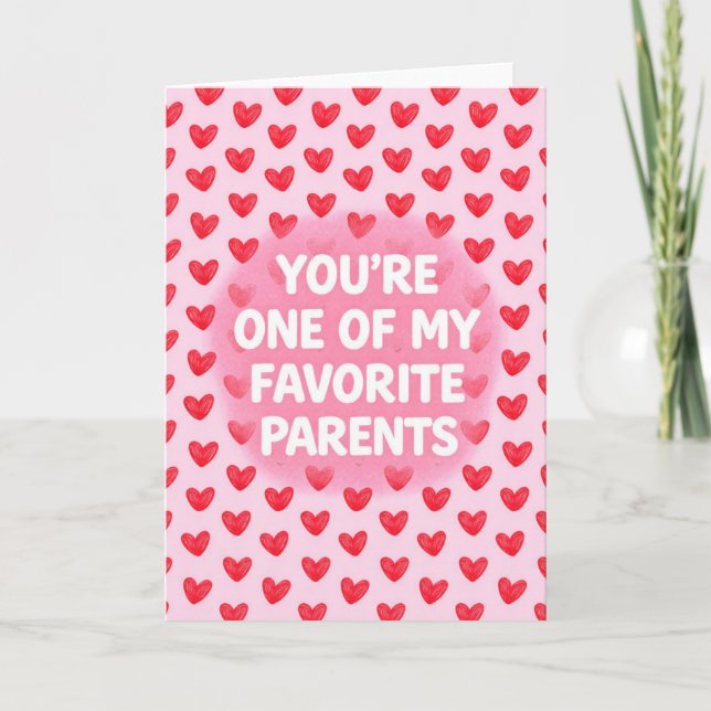 Favorite Parents Card (Front)