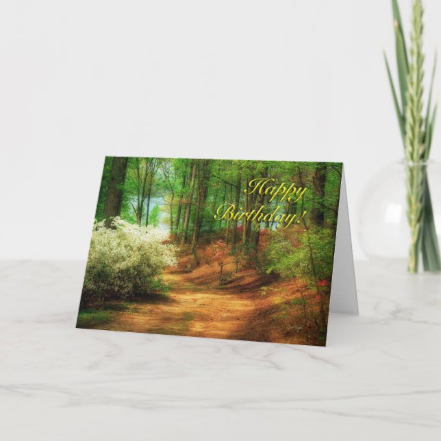 Favorite Path - Birthday Card (Front)