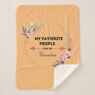 favorite people call me grandma blanket