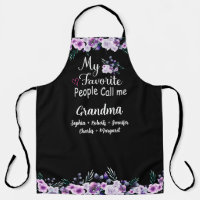 Favorite People Call Me Grandma | Grandkids Name