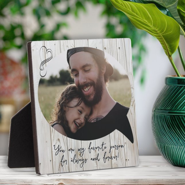 Favorite Person Talk Bubble Photo Keepsake Plaque (Creator Uploaded)